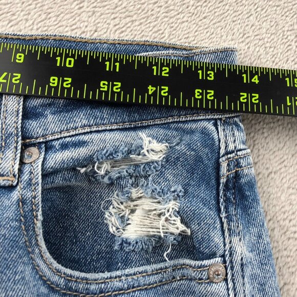 American Eagle Women Jeans Size 4 Lot Of Two Destroyed Blue Denim Casual Classic - Picture 5 of 16